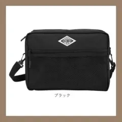訳あり❤️ ショルダーバッグ　ブラック　黒　スクエア　軽い　レディース　メンズのサムネイル