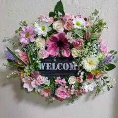 ❝存在感抜群❞　大きめサイズのフラワーリース