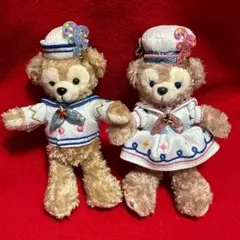 東京ディズニーシー20周年 ダッフィー＆シェリーメイ セット ぬいぐるみバッジ