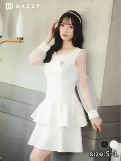 せれーな様専用☆DAZZY ホワイトドレス　キャバクラドレス