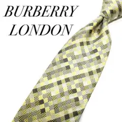 2838 【極美品】 バーバリーロンドン ネクタイ ブロックチェック