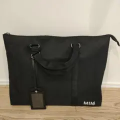 MINI バッグ ブラック シンプル トート ビジネスのサムネイル