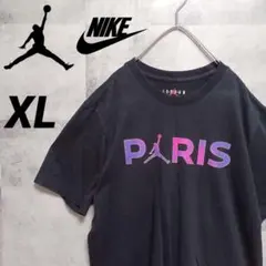 JORDAN NIKE パリサンジェルマン メンズTシャツ ブラック XL
