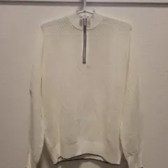 opera uomo 半拉鍊 內搭衣 軍事風 透明針織衫