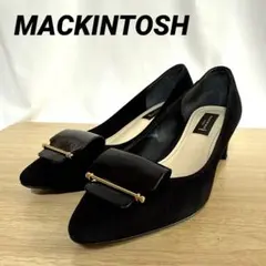 【美品】MACKINTOSHマッキントッシュロンドン パンプス ブラックのサムネイル