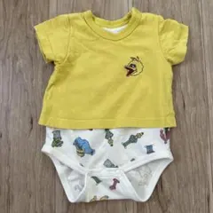 BREEZE セサミストリート ロンパース 70