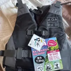 AQA ライフジャケット Mサイズ ブラック KA-9025