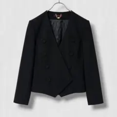 ✨美品　YUKI TORII テーラードジャケット 黒 ブラック　M 冠婚葬祭のサムネイル