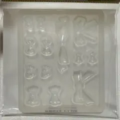 パーツクラブ　リボン　シリコンモールド