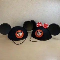 ディズニー　ミッキー　ミニー　イヤーハット　ペア　ファンキャップ　帽子　セット