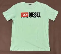 DIESEL ロゴTシャツ　ミントグリーン　サイズＬ
