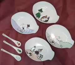 ムーミン 小皿セットとスプーン4本