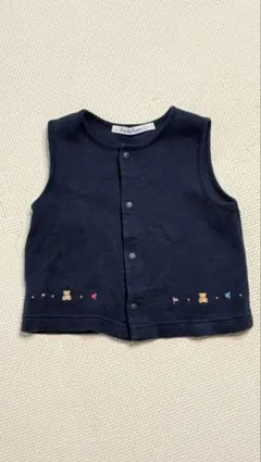 familiar ネイビー ベビーベスト
