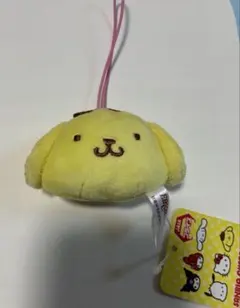 ポムポムプリン　ぬいぐるみ　マスコット　プライズ　ストラップ