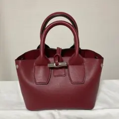 バーガンディ ハンドバッグ