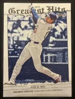 大谷翔平 Topps2026 Greatest Hits インサートカード