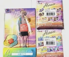 にじさんじ 海の家くじ 緋八マナ アクリルスタンド 缶バッジ クリアカード