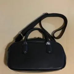 最終値下げ❣️美品⭐️LEPSIM ショルダーバッグ ブラック ボストン 黒のサムネイル