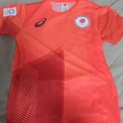 東京オリンピック2020 ASICS オレンジ JAPAN Tシャツ