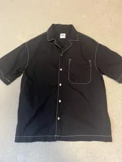 ZARA 半袖シャツ ブラック ステッチ Sサイズのサムネイル
