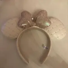 ディズニー 白 カチューシャ キラキラ