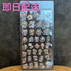 ヒスミニ　ボンボンドロップ風シール　立体