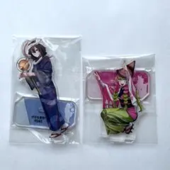 鬼滅の刃　阿波踊り　アクリルスタンド　甘露寺蜜璃　伊黒小芭内　おばみつ