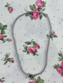 ダブルリングネックレス シンプル＆スタイリッシュ