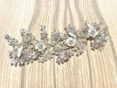 ウェディング ヘッドドレス・ネックレス・イヤリング3点セット