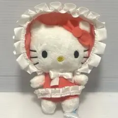 ハローキティ　マスコット　カラフルボンネット　レッド