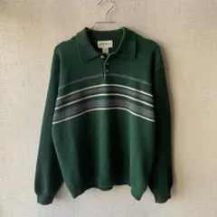 90s Eddie Bauer コットンニットポロ