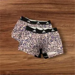【2枚セット】adidas ボクサーパンツ　グンゼ （前とじ）ピンク系　Lサイズのサムネイル