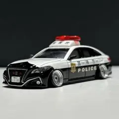 トミカリミテッド クラウンパトカー(改)(稀少ドアミラー付き)鬼キャン