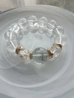 F u F u F u様8/12＊グリーン水晶【天然】 天使の指紋ヒマラヤ水晶