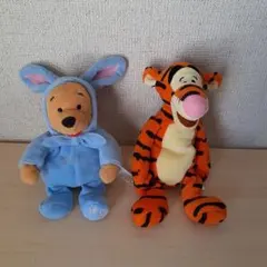 プーさんとティガーのぬいぐるみセット