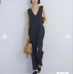 タグ付き　定価1.4万 グリーンレーベルリラクシング　サッカーライク サロペット