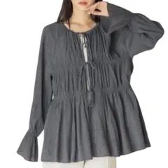 ローリーズファーム　ヨウリュウシャーリングブラウスＬＳ