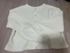 GLOBAL WORK クリーム色 カーディガン