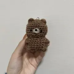あみぐるみ　くま　ハンドメイド