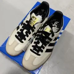 25cm adidas samba ID0478クリームホワイト/コア ブラック