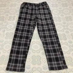 裏起毛チェックパンツ＊130