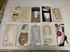 上履きソックス10枚セット。新品未使用品。【ナイガイ、厚木、福助とかのメーカー】