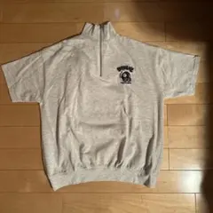 INGNI 白グレー 半袖ハーフジップ