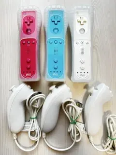 Wii リモコン　モーションプラス　ヌンチャク　各3台