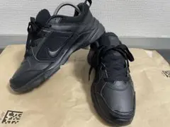 (美品) NIKE ブラック スニーカー 25.5cm