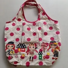 Daddy Oh Daddyドット柄キャラクタートートバッグのサムネイル