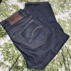 G-STAR RAW 3301 生デニムパンツ 濃紺 ジーンズ