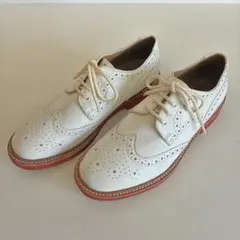 【美品】BOYCOTT ボイコット ウィングチップ 26cm ホワイトのサムネイル