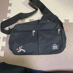 Disney MICKEY MOUSE Wポケットショルダーバッグ