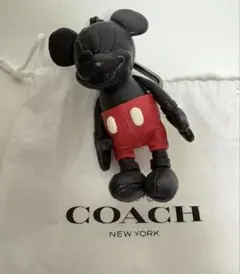 希少　coach disney ミッキーマウス　キーホルダー　チャーム　コーチ